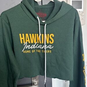 Stranger Things cropped hoodie
